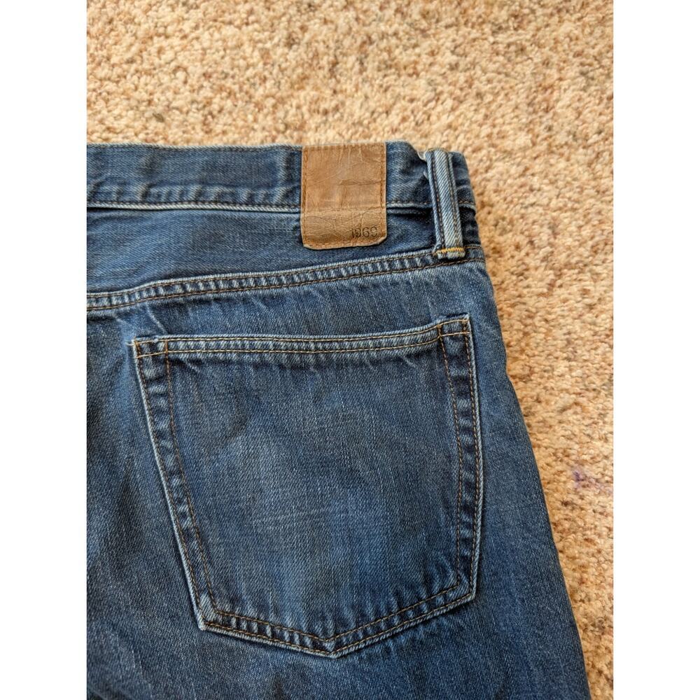 GAP 1969 StraighLeg; 100% Cotton, Men's Denim Jeans/Pants 34X30, Blue Denim - Picture 8 of 12